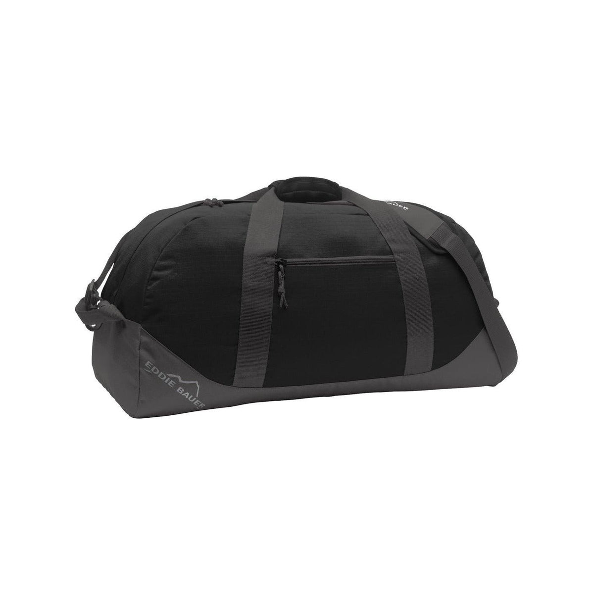 no-logo Eddie Bauer Large Ripstop Duffel-Regular-Eddie Bauer-Black/Grey Steel-Thread Logic
