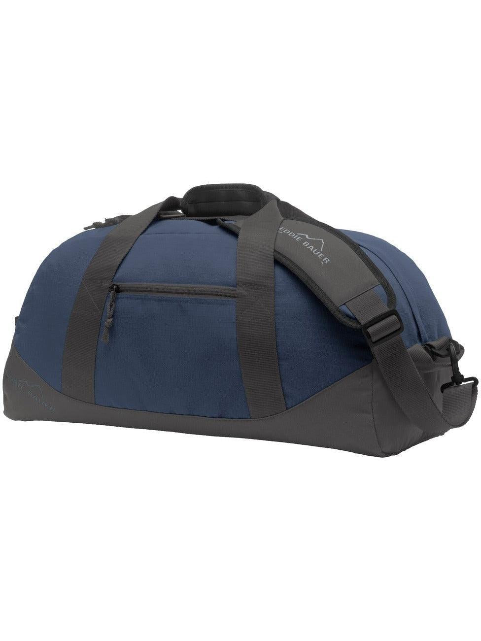 eddie bauer vs patagonia duffel bag Eddie Bauer Medium Ripstop Duffel EB900 Black/ Grey Steel