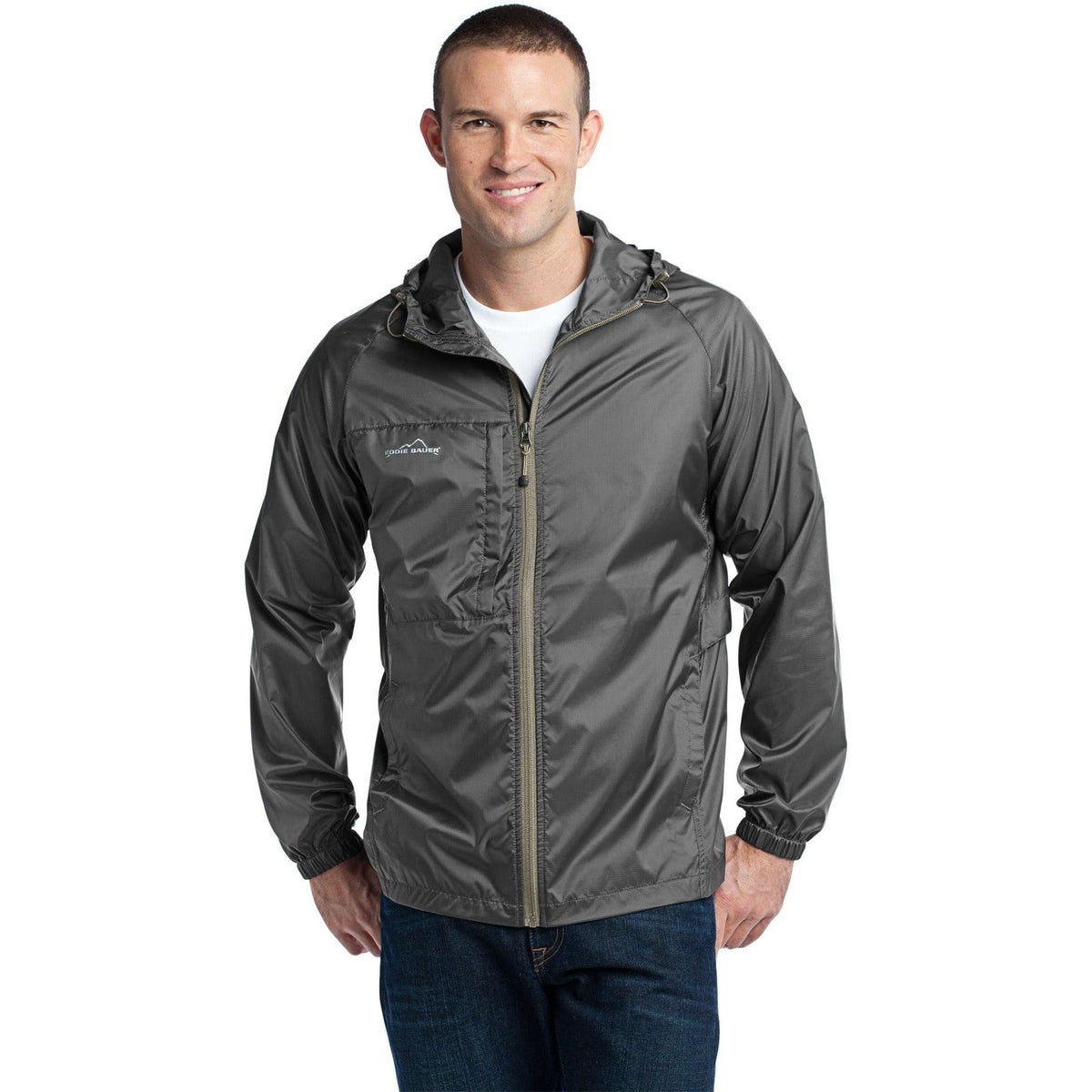 no-logo Eddie Bauer Packable Wind Jacket-Regular-Eddie Bauer-Thread Logic