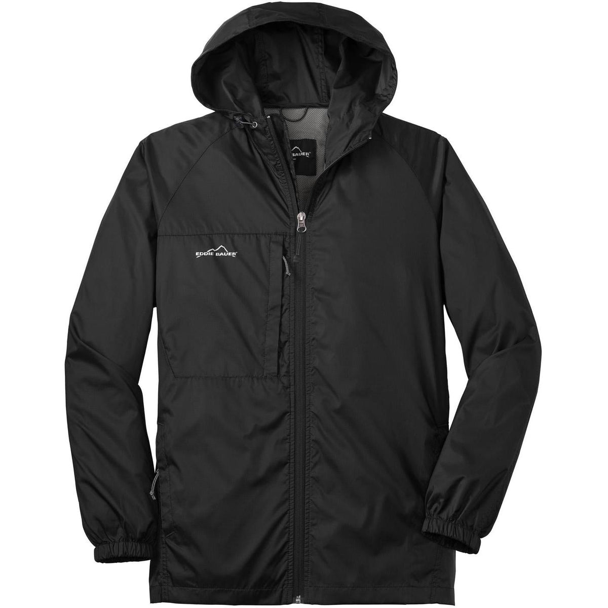 no-logo Eddie Bauer Packable Wind Jacket-Regular-Eddie Bauer-Black-S-Thread Logic