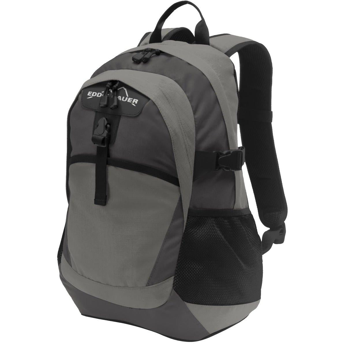 no-logo Eddie Bauer Ripstop Backpack-Bags-Eddie Bauer-Pewter Grey/Grey Steel-Thread Logic