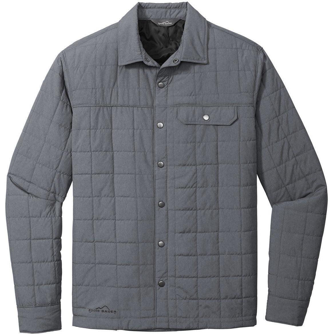 no-logo Eddie Bauer Shirt Jac-Regular-Eddie Bauer-Charcoal Grey Heather-S-Thread Logic