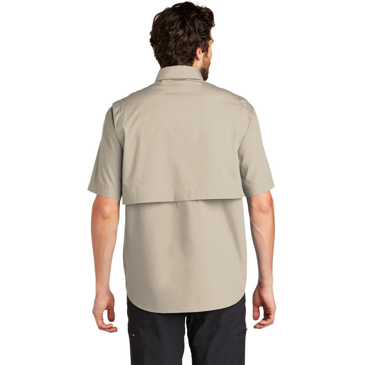 no-logo Eddie Bauer Short Sleeve Fishing Shirt-Regular-Eddie Bauer-Thread Logic