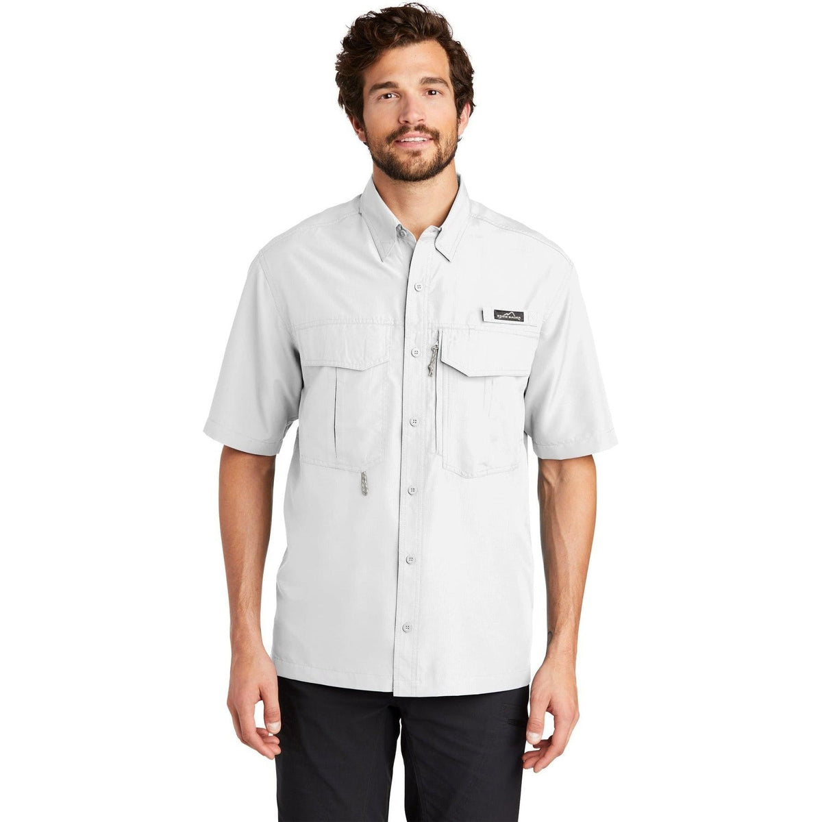 no-logo Eddie Bauer Short Sleeve Performance Fishing Shirt-Regular-Eddie Bauer-Thread Logic