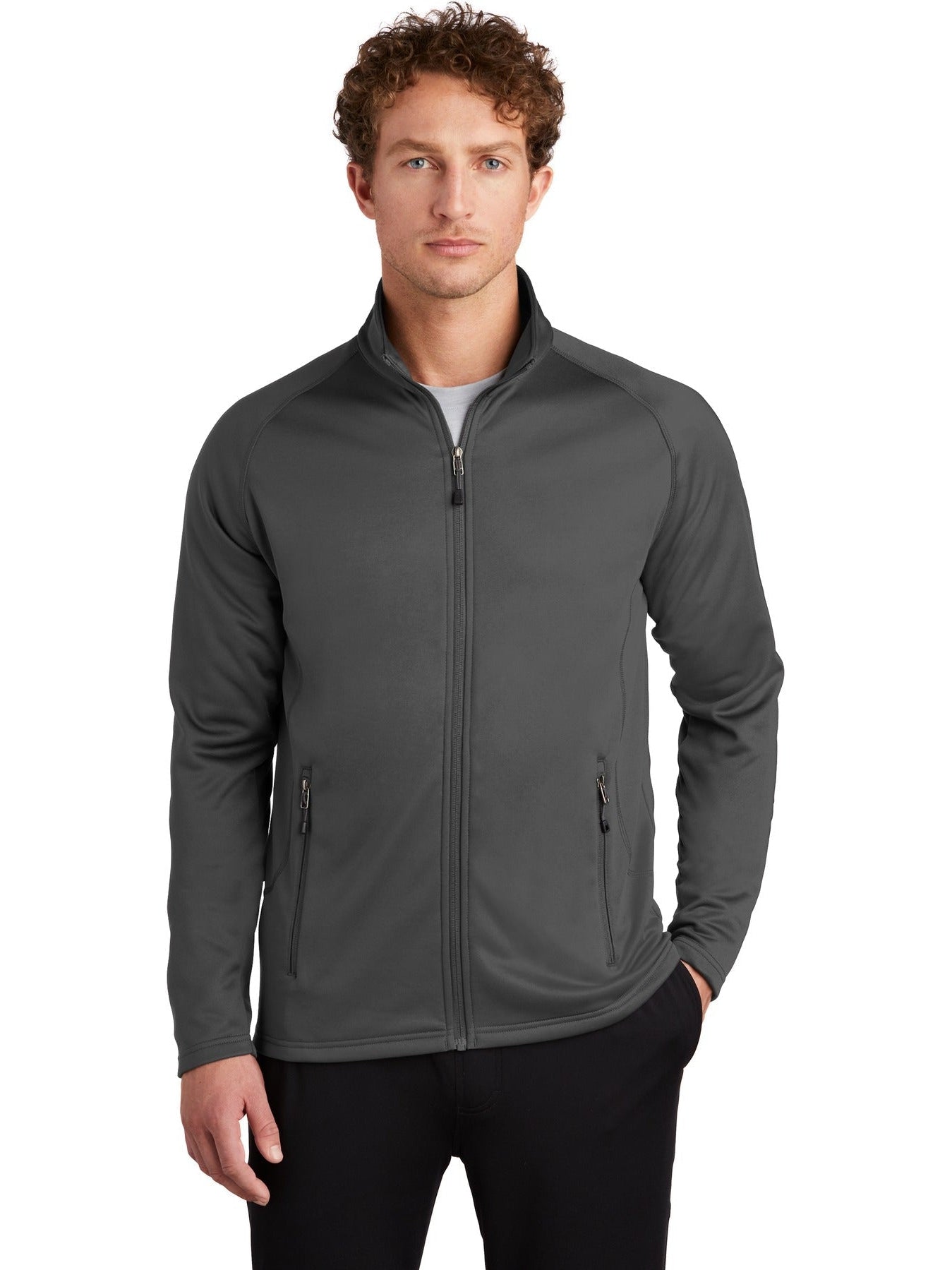 no-logo Eddie Bauer Smooth Fleece Base Layer Full-Zip-Regular-Eddie Bauer-Thread Logic