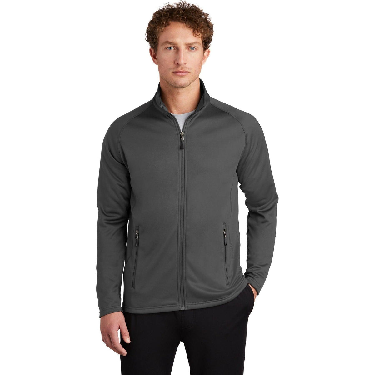 no-logo Eddie Bauer Smooth Fleece Base Layer Full-Zip-Regular-Eddie Bauer-Thread Logic
