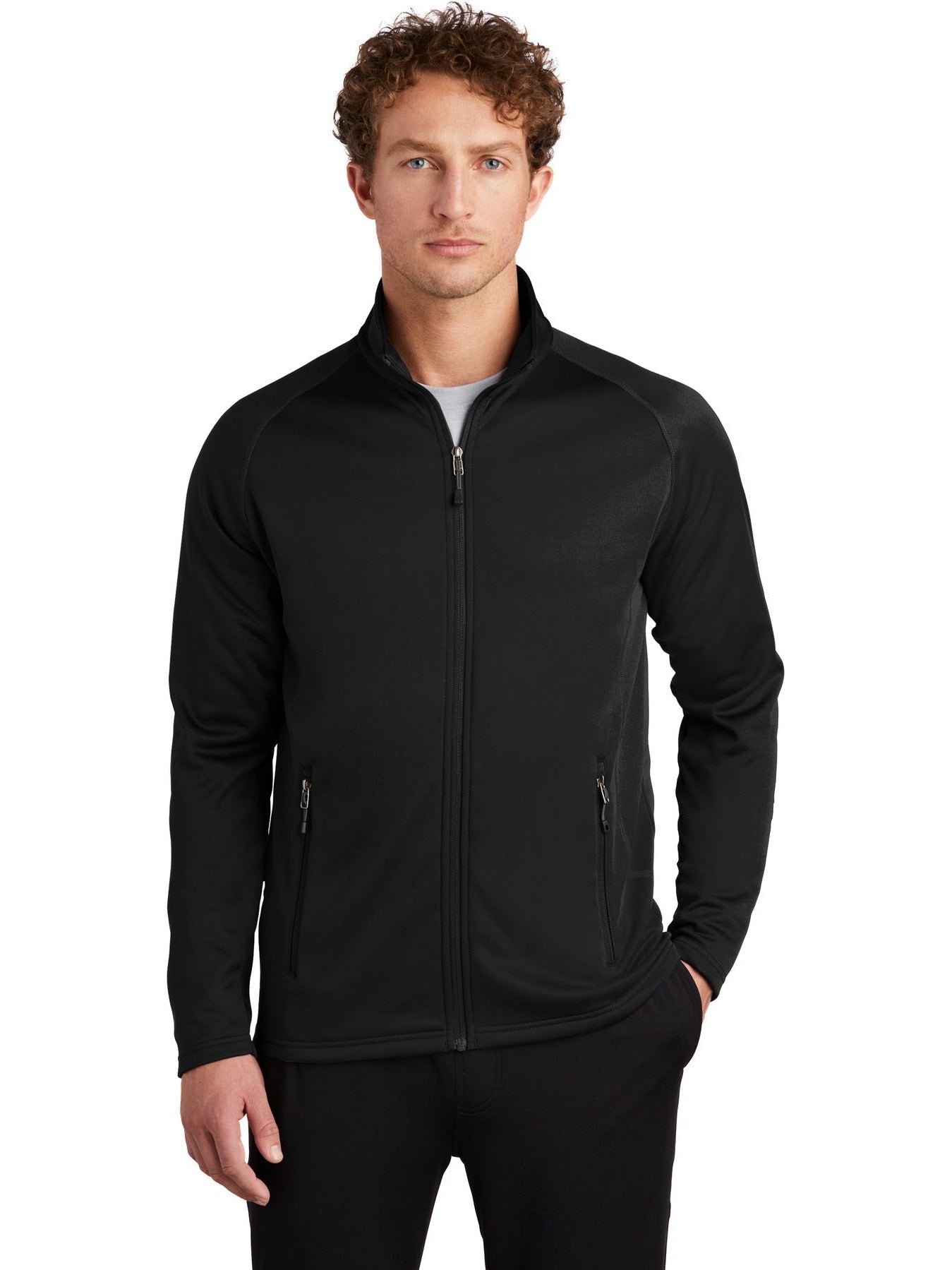 no-logo Eddie Bauer Smooth Fleece Base Layer Full-Zip-Regular-Eddie Bauer-Thread Logic
