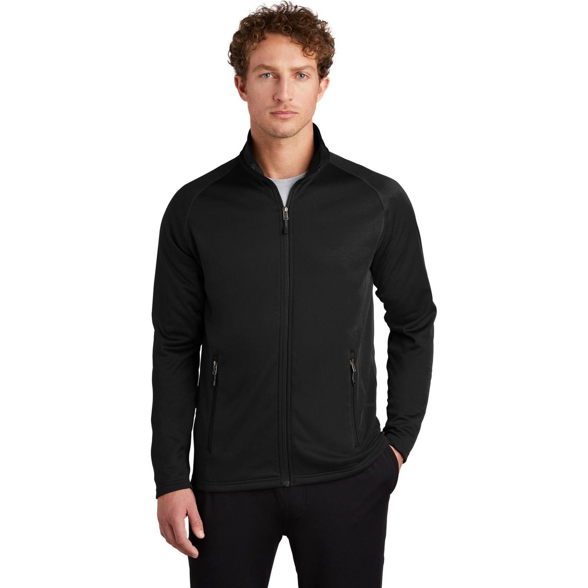 no-logo Eddie Bauer Smooth Fleece Base Layer Full-Zip-Regular-Eddie Bauer-Thread Logic