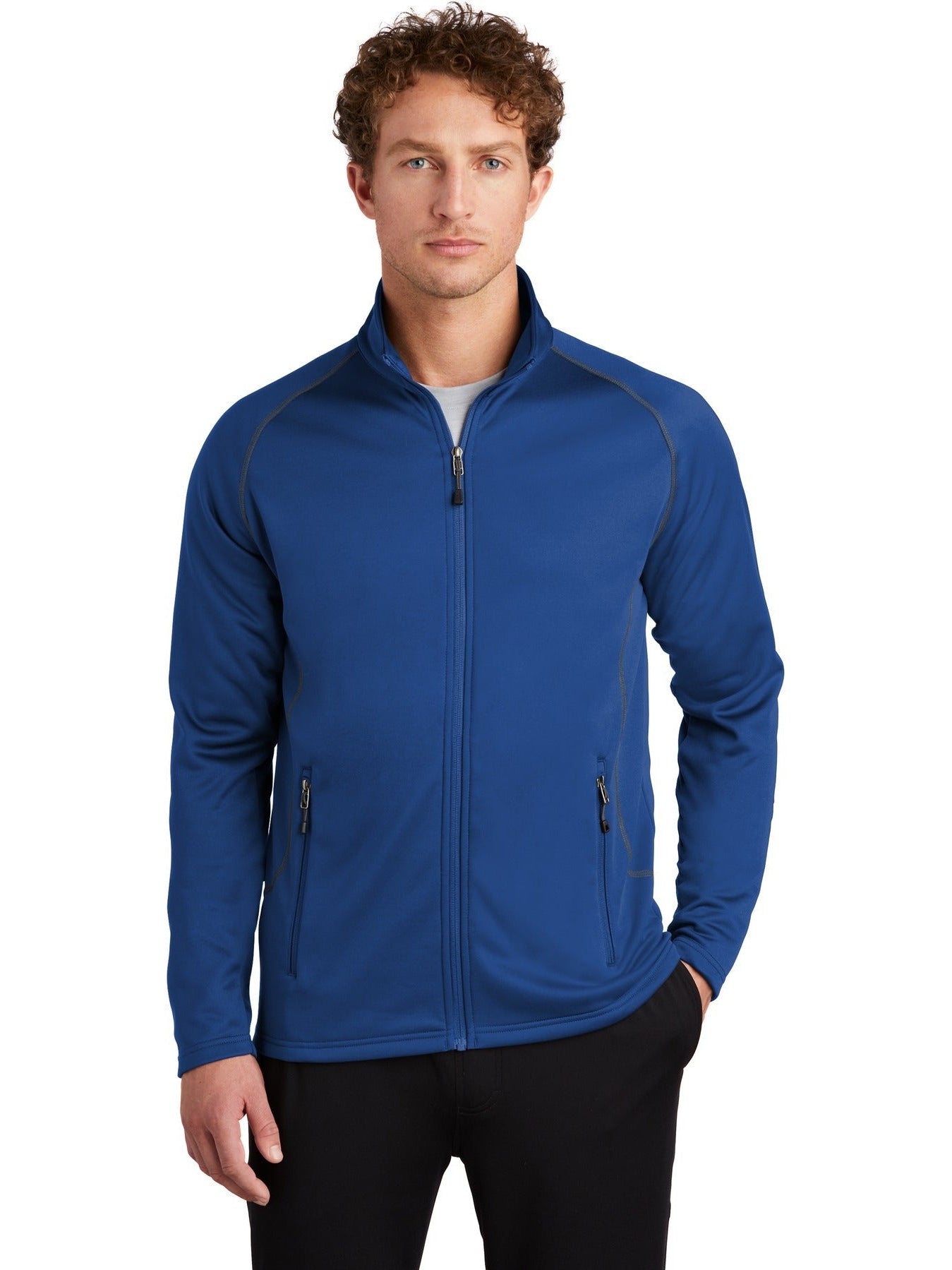 no-logo Eddie Bauer Smooth Fleece Base Layer Full-Zip-Regular-Eddie Bauer-Thread Logic