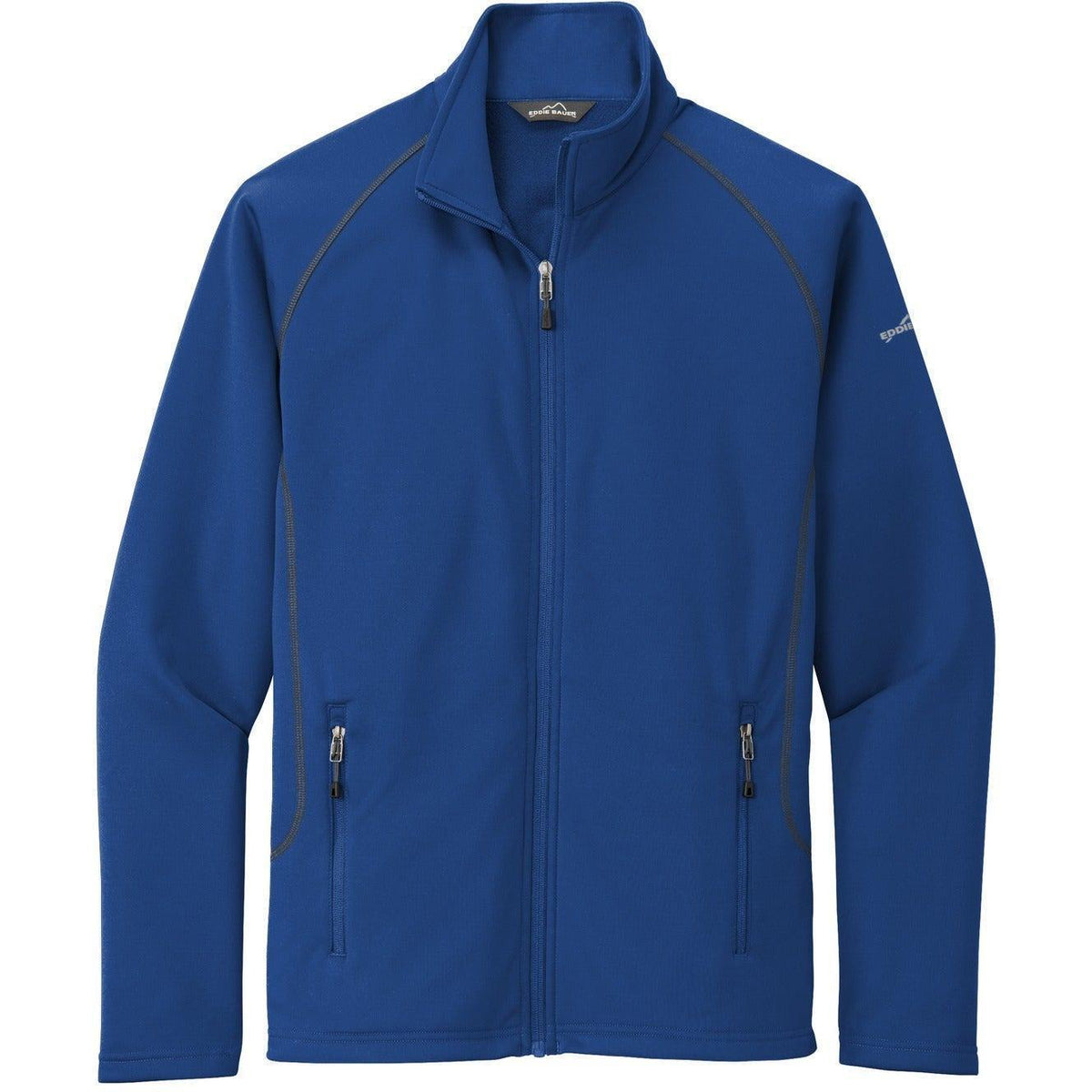 no-logo CLOSEOUT - Eddie Bauer Smooth Fleece Base Layer Full-Zip-Full Zips-Eddie Bauer-Cobalt Blue-S-Thread Logic