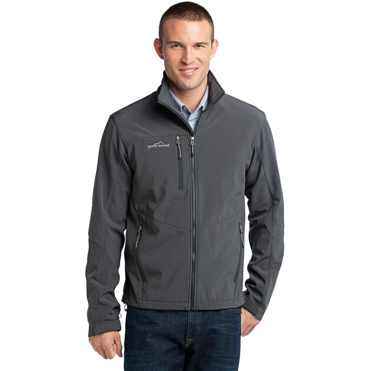 no-logo Eddie Bauer Soft Shell Jacket-Regular-Eddie Bauer-Thread Logic