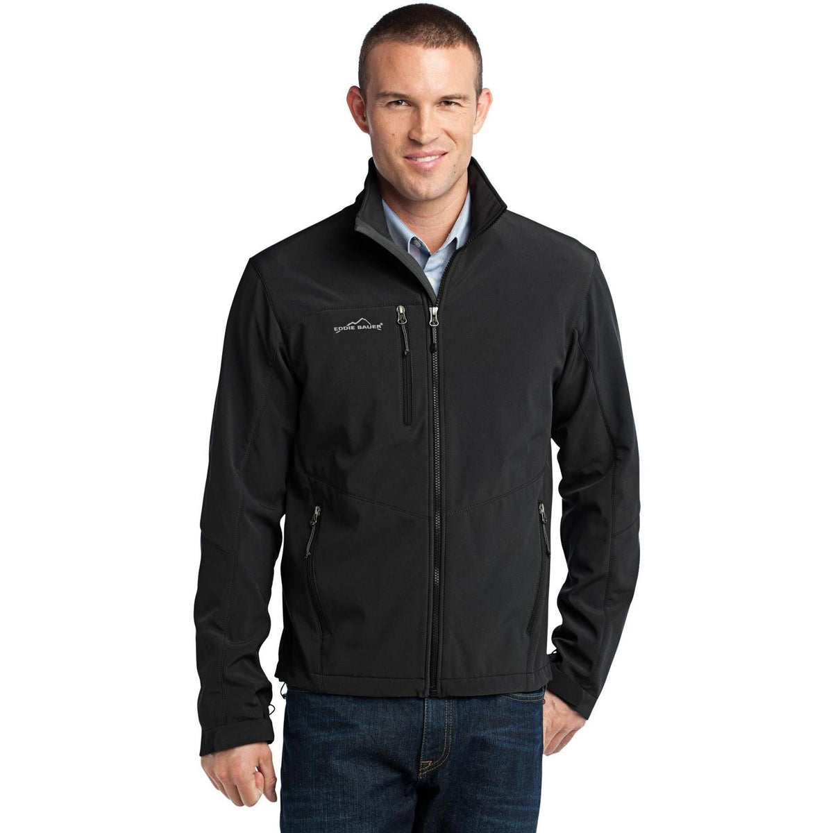 no-logo Eddie Bauer Soft Shell Jacket-Regular-Eddie Bauer-Thread Logic