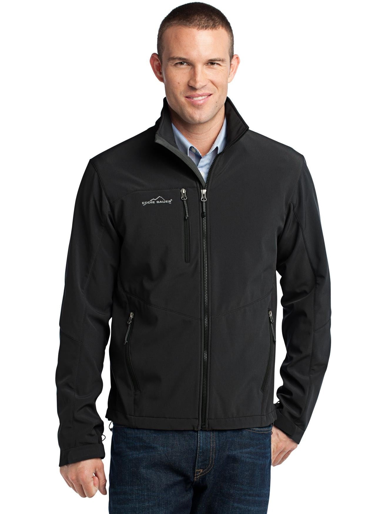 no-logo Eddie Bauer Soft Shell Jacket-Regular-Eddie Bauer-Thread Logic