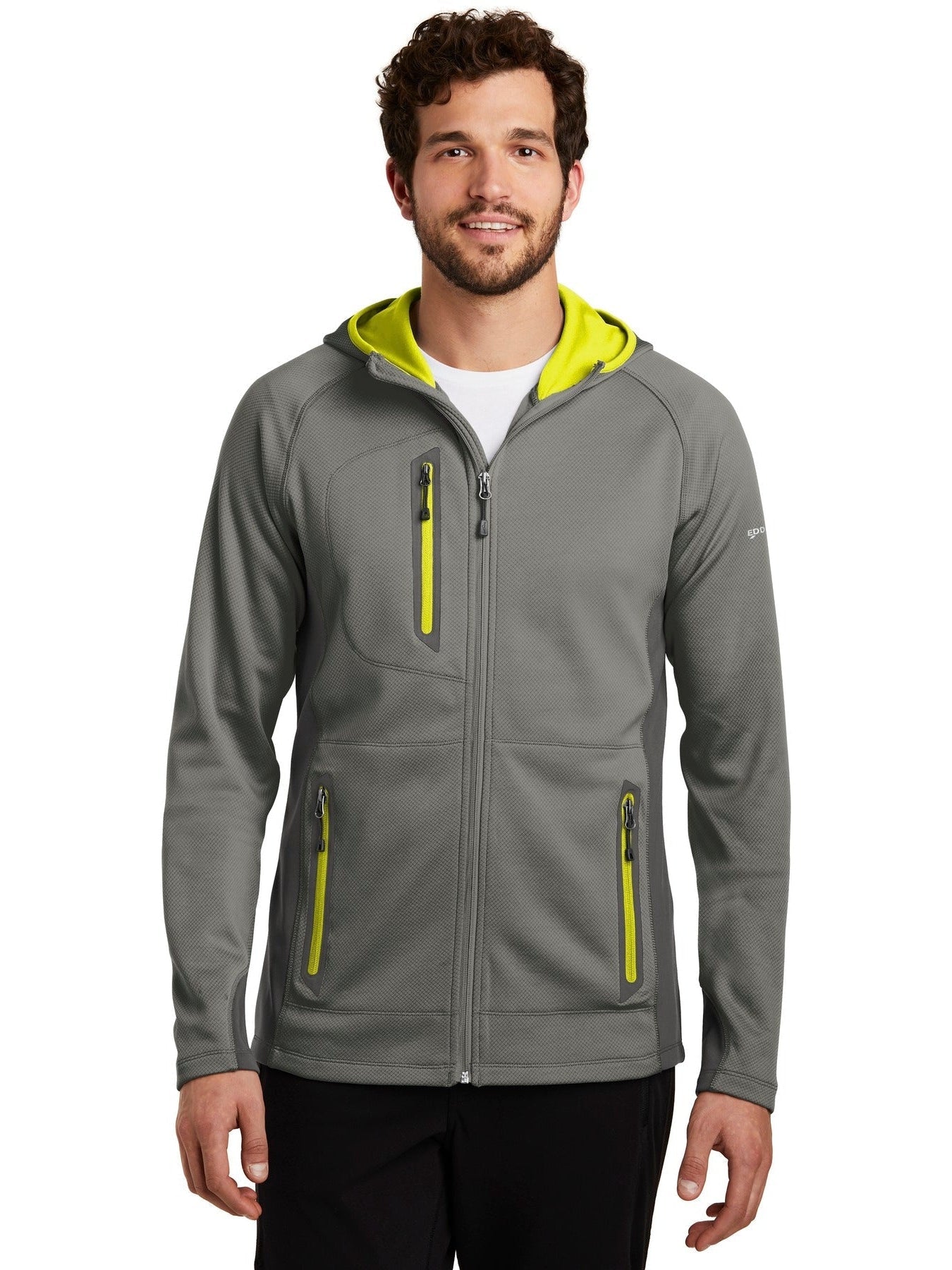 no-logo Eddie Bauer Sport Hooded Full-Zip Fleece Jacket-Regular-Eddie Bauer-Thread Logic