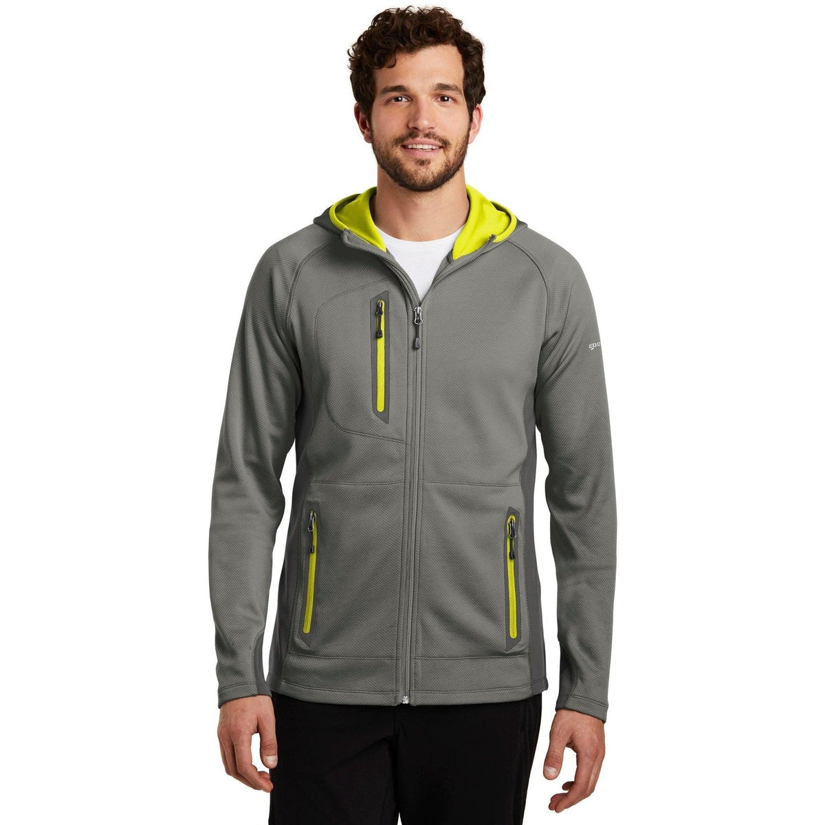 no-logo Eddie Bauer Sport Hooded Full-Zip Fleece Jacket-Regular-Eddie Bauer-Thread Logic