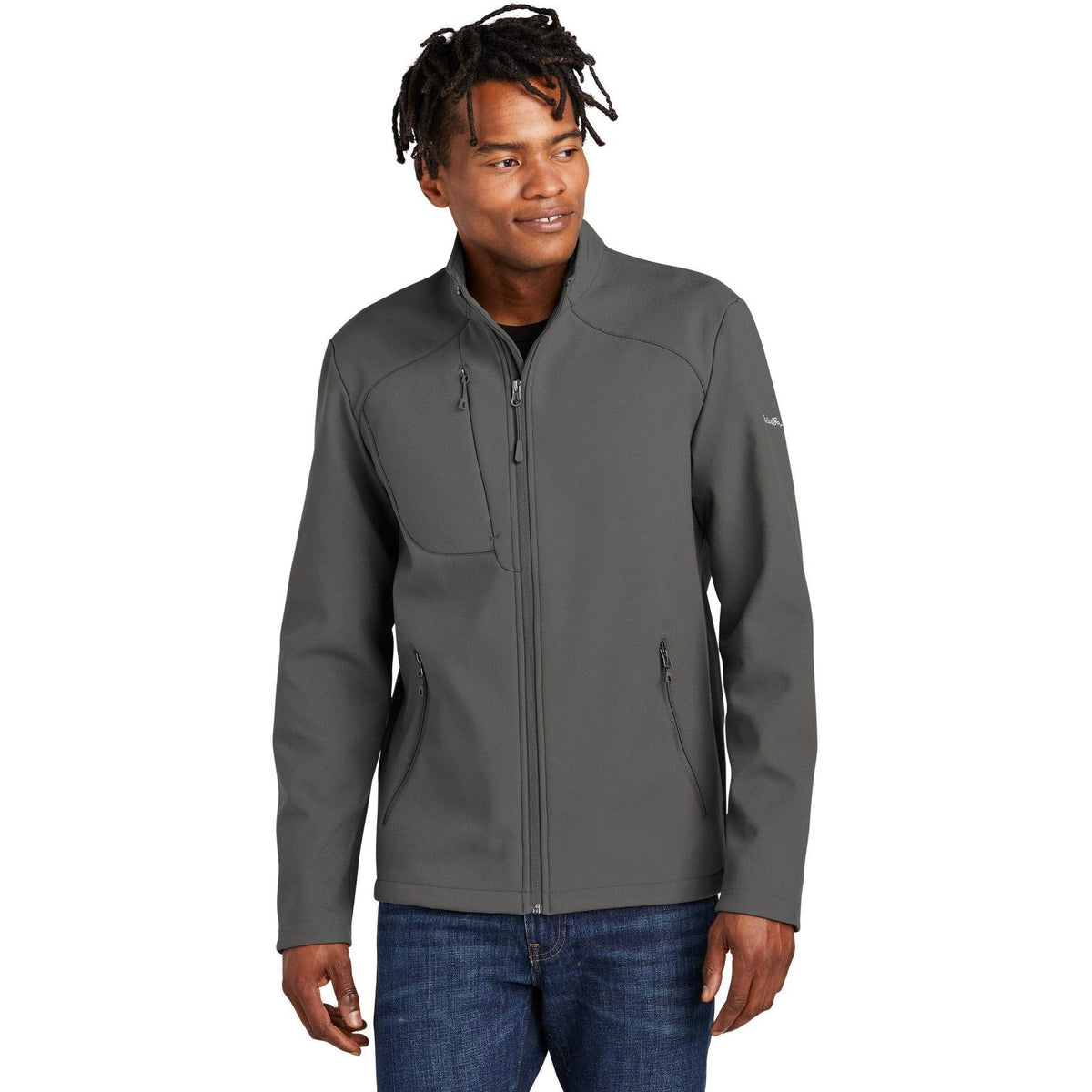 no-logo Eddie Bauer Stretch Soft Shell Jacket-Regular-Eddie Bauer-Thread Logic