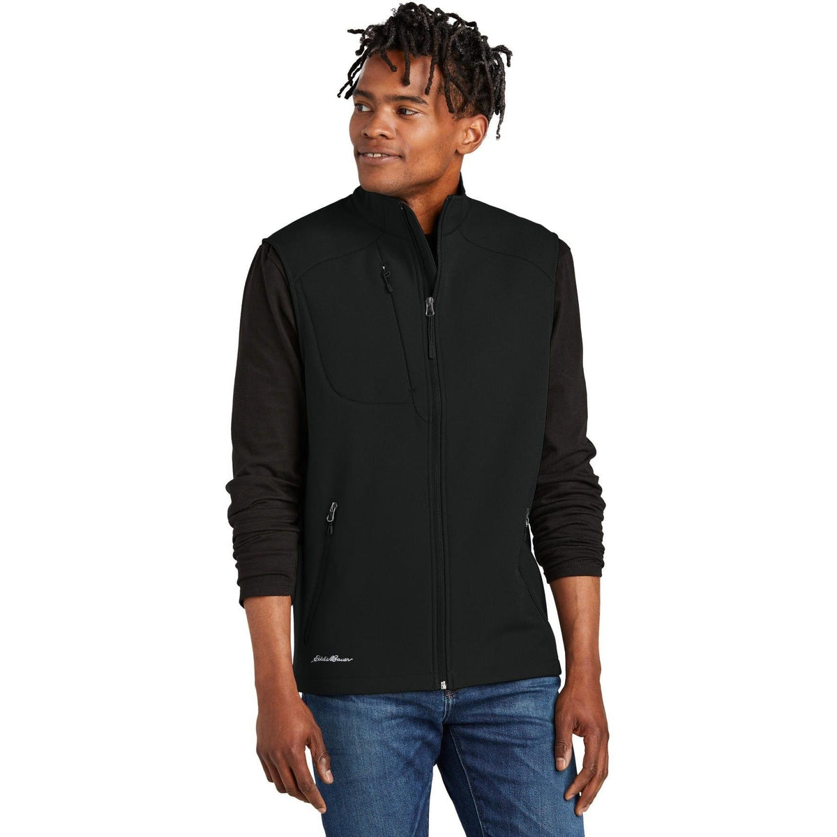 no-logo Eddie Bauer Stretch Soft Shell Vest-Regular-Eddie Bauer-Thread Logic