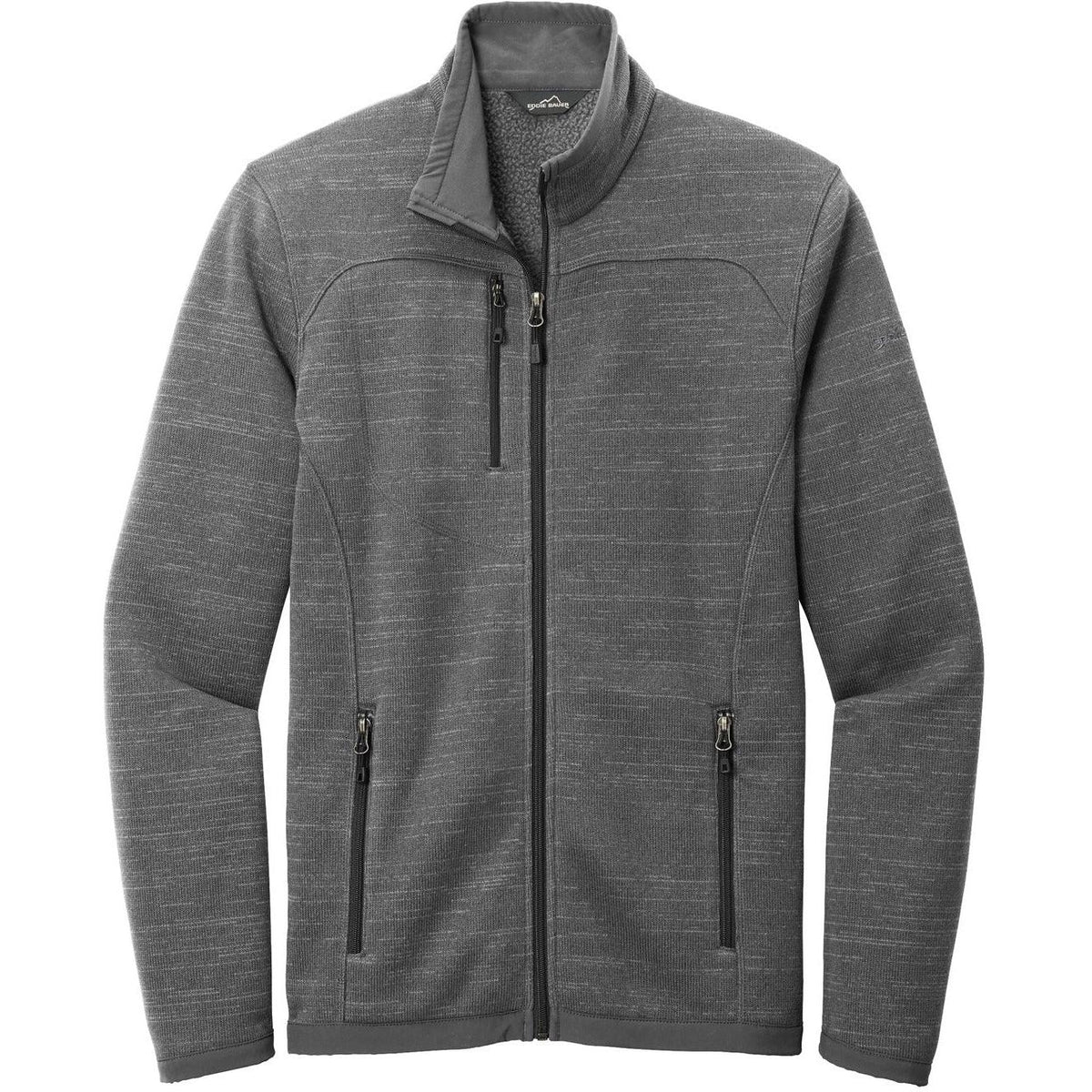 no-logo Eddie Bauer Sweater Fleece Full Zip-Regular-Eddie Bauer-Dark Grey Heather-S-Thread Logic
