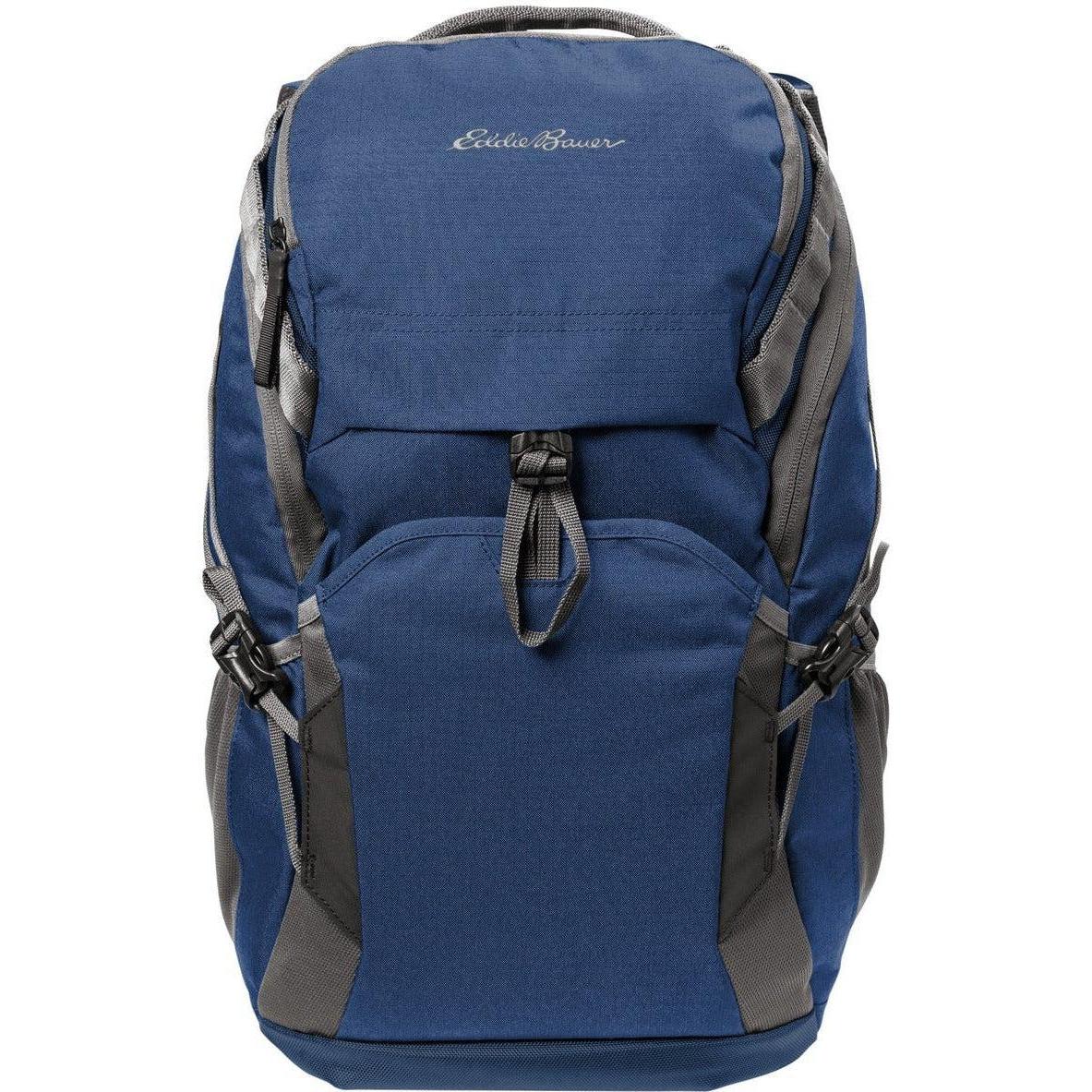 no-logo Eddie Bauer Tour Backpack-Regular-Eddie Bauer-Sapphire Blue/Grey Steel-Thread Logic