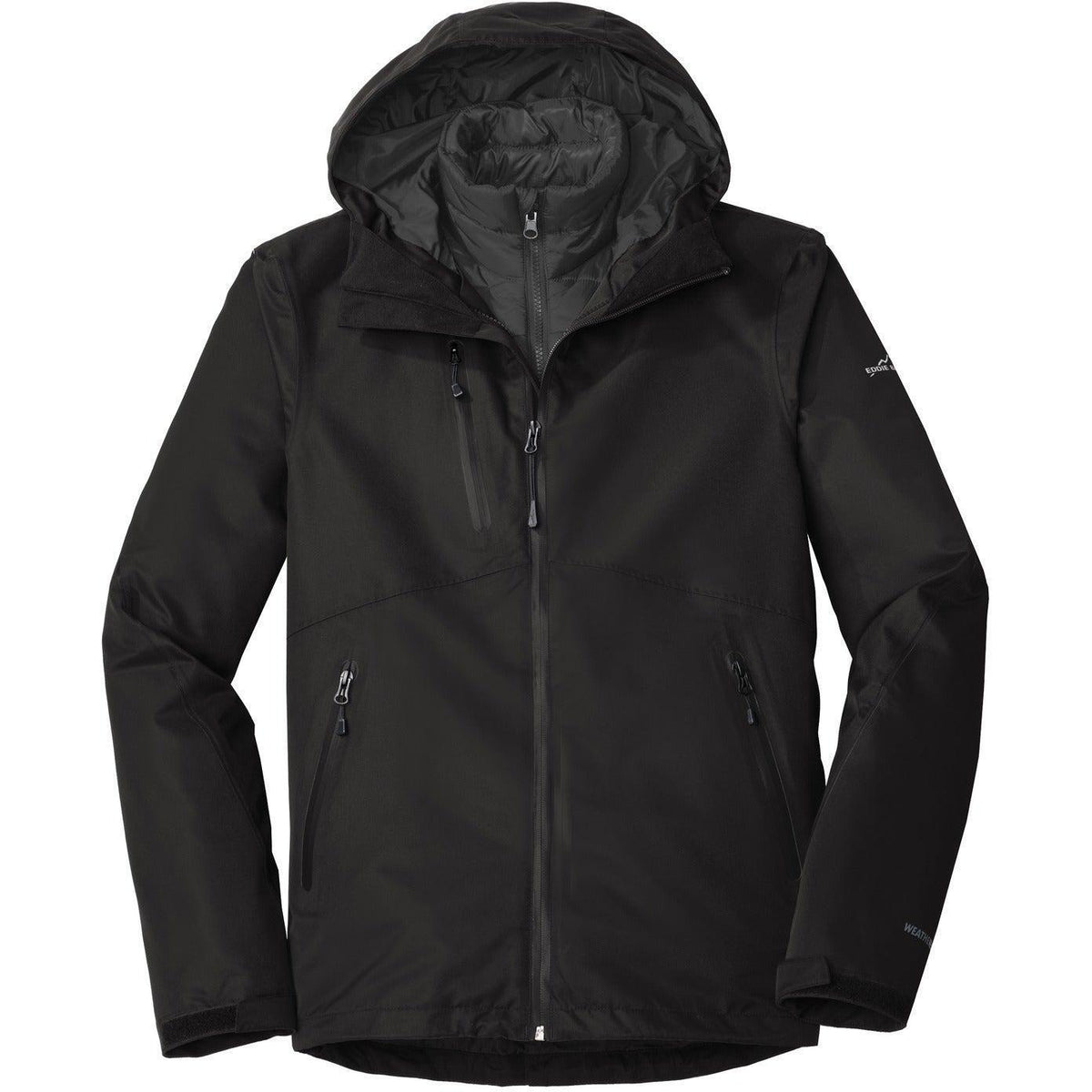 no-logo Eddie Bauer WeatherEdge Plus 3-in-1 Jacket-Regular-Eddie Bauer-Black/Black-XS-Thread Logic