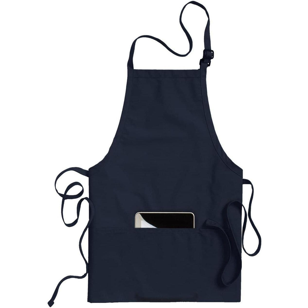 no-logo Edwards 3 Pocket Bib Apron-APRONS-Edwards-Navy-1 Size-Thread Logic