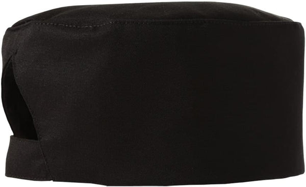 no-logo Edwards Beanie Cap With Velcro Back-CHEFS WEAR-Edwards-Black-1 Size-Thread Logic 