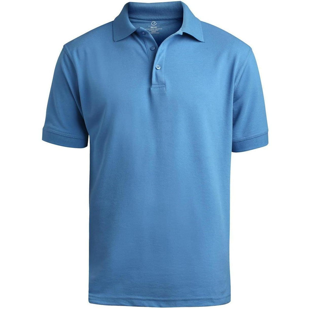 logo-left Edwards Blended Pique Short Sleeve Polo