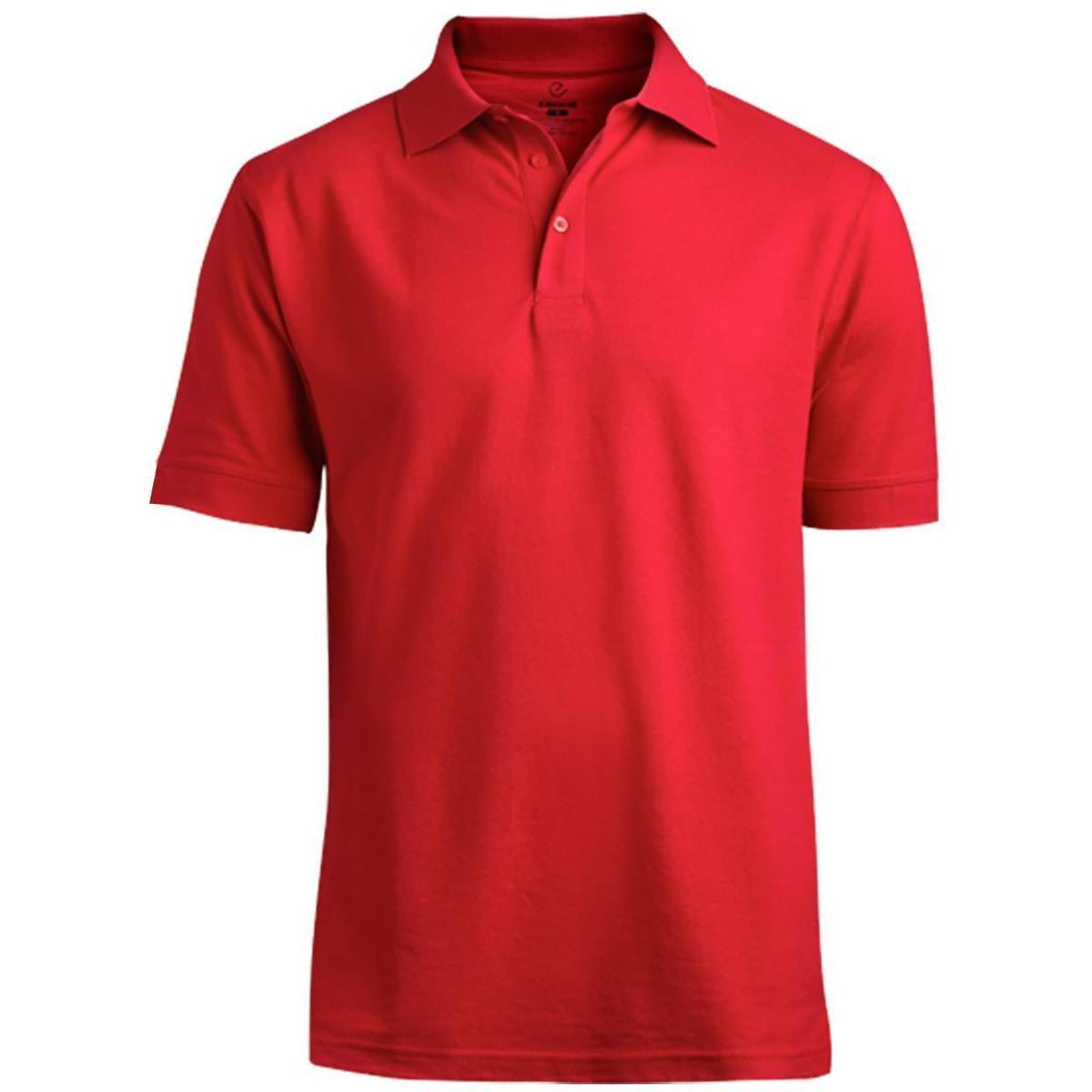 logo-left Edwards Blended Pique Short Sleeve Polo