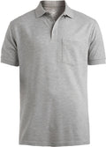 Edwards Blended Pique Short Sleeve Polo With Pocket