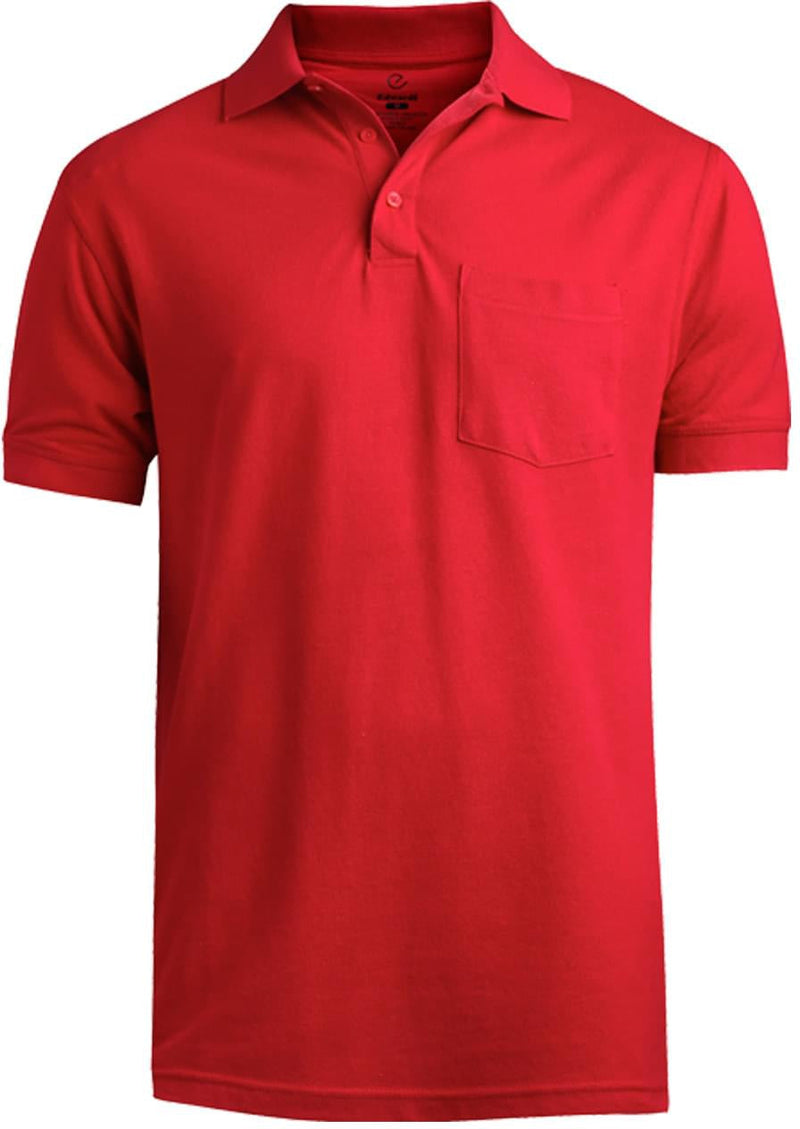 Edwards Blended Pique Short Sleeve Polo With Pocket