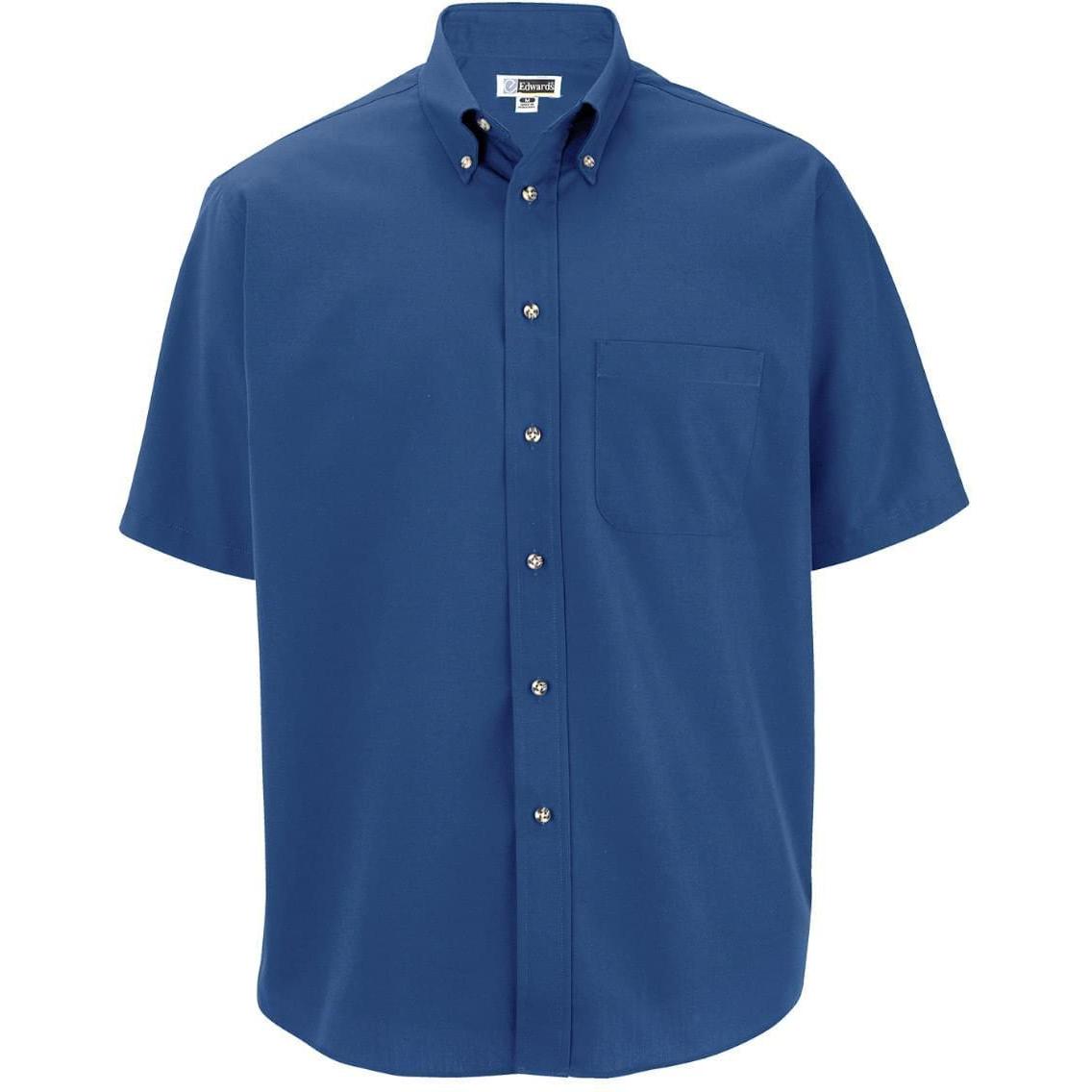 no-logo Edwards Easy Care Short Sleeve Poplin Shirt