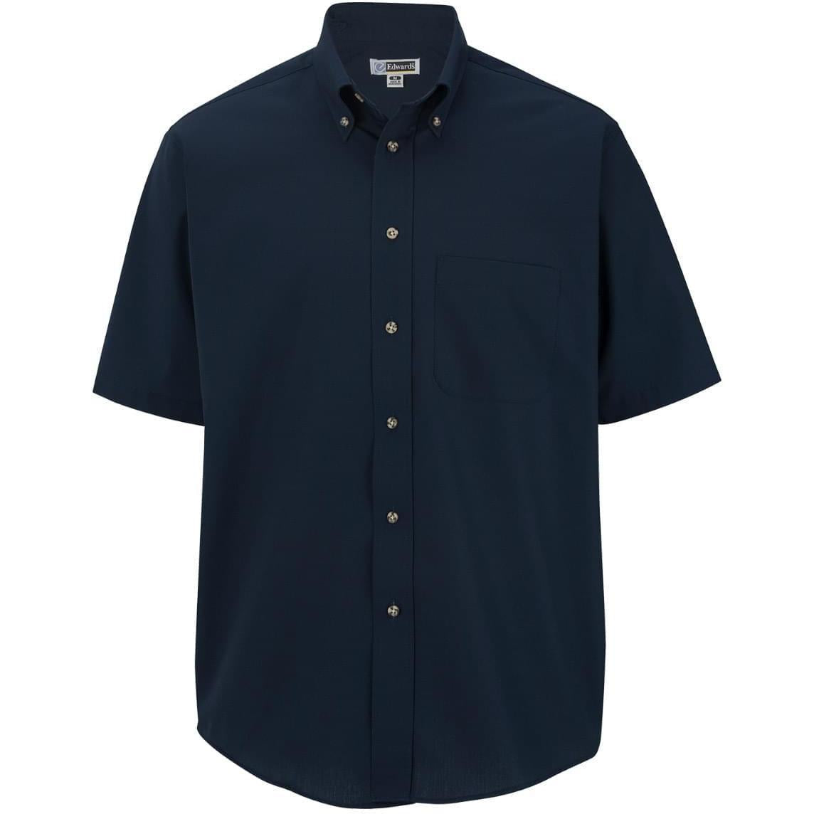 no-logo Edwards Easy Care Short Sleeve Poplin Shirt