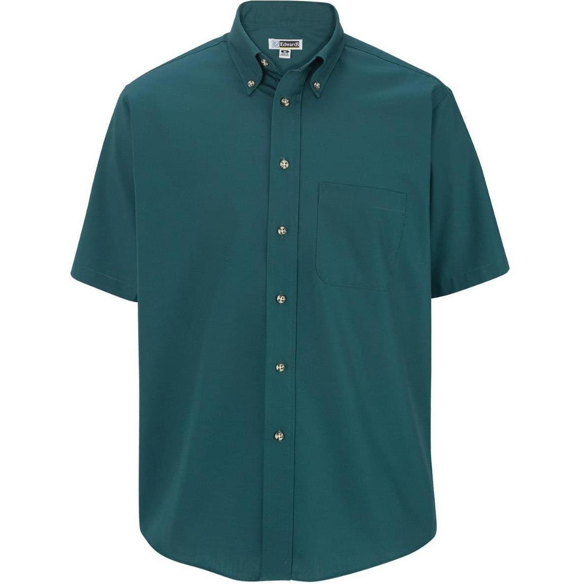 no-logo Edwards Easy Care Short Sleeve Poplin Shirt