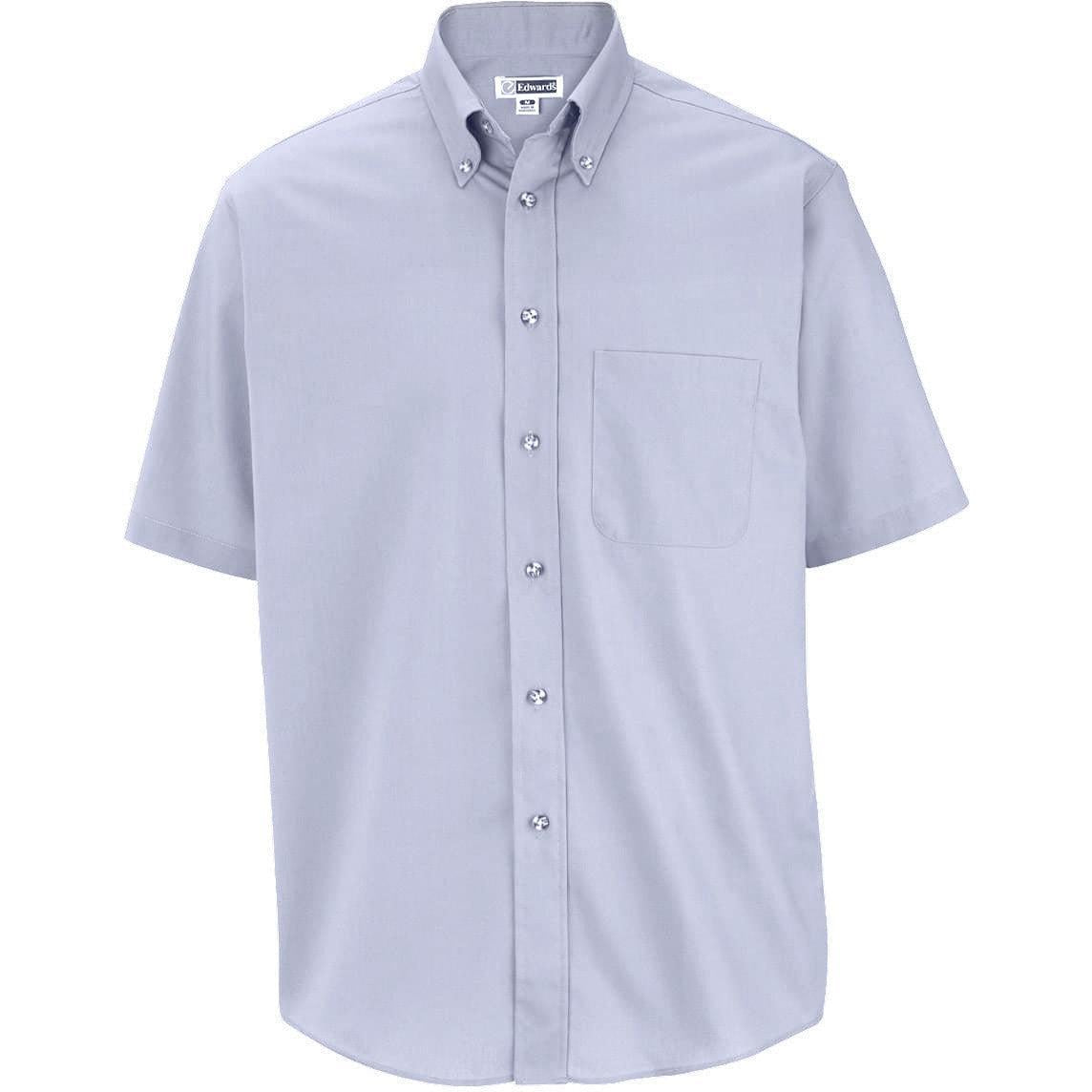 no-logo Edwards Easy Care Short Sleeve Poplin Shirt