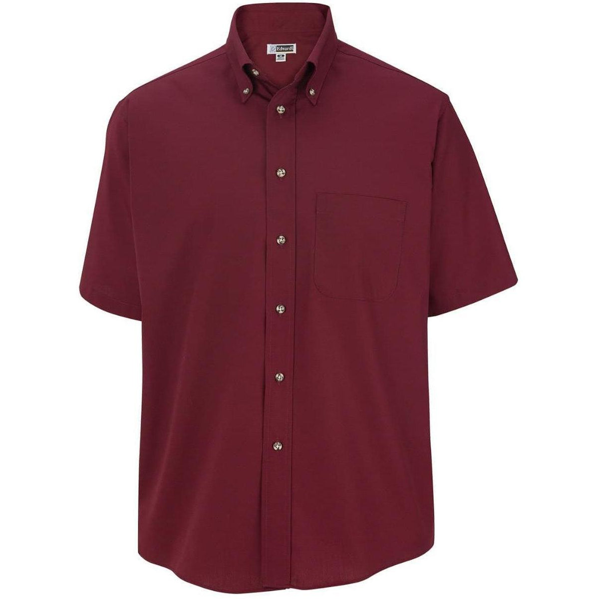 no-logo Edwards Easy Care Short Sleeve Poplin Shirt