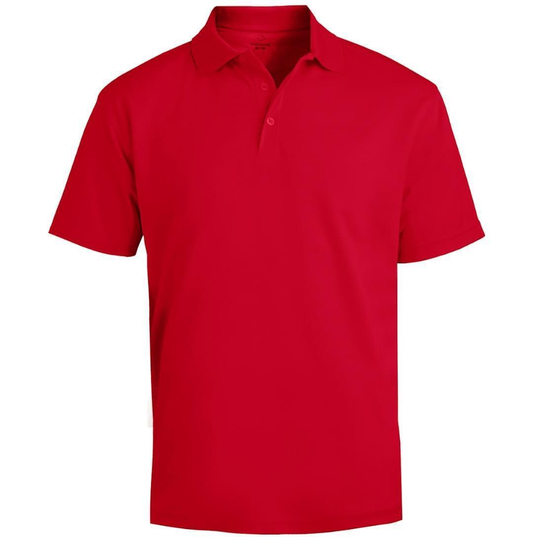 no-logo Edwards Hi Performance Mesh Short Sleeve Polo
