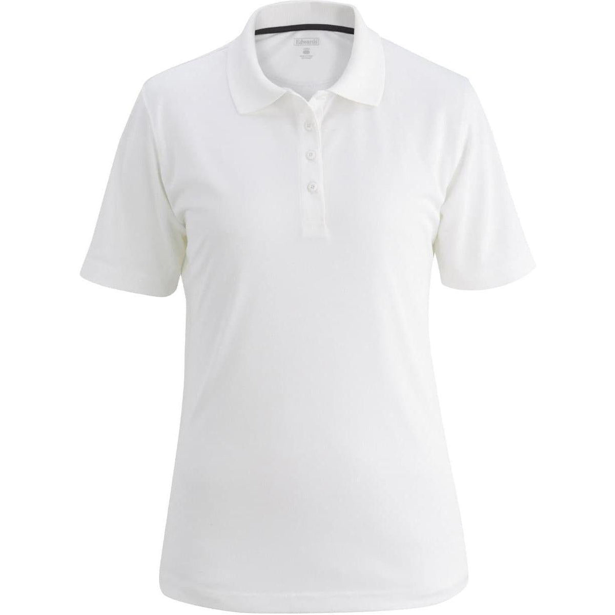 no-logo Edwards Women's Airgrid Snag Proof Polo-Ladies Polos-Edwards-White (Discontinued)-XS-Thread Logic