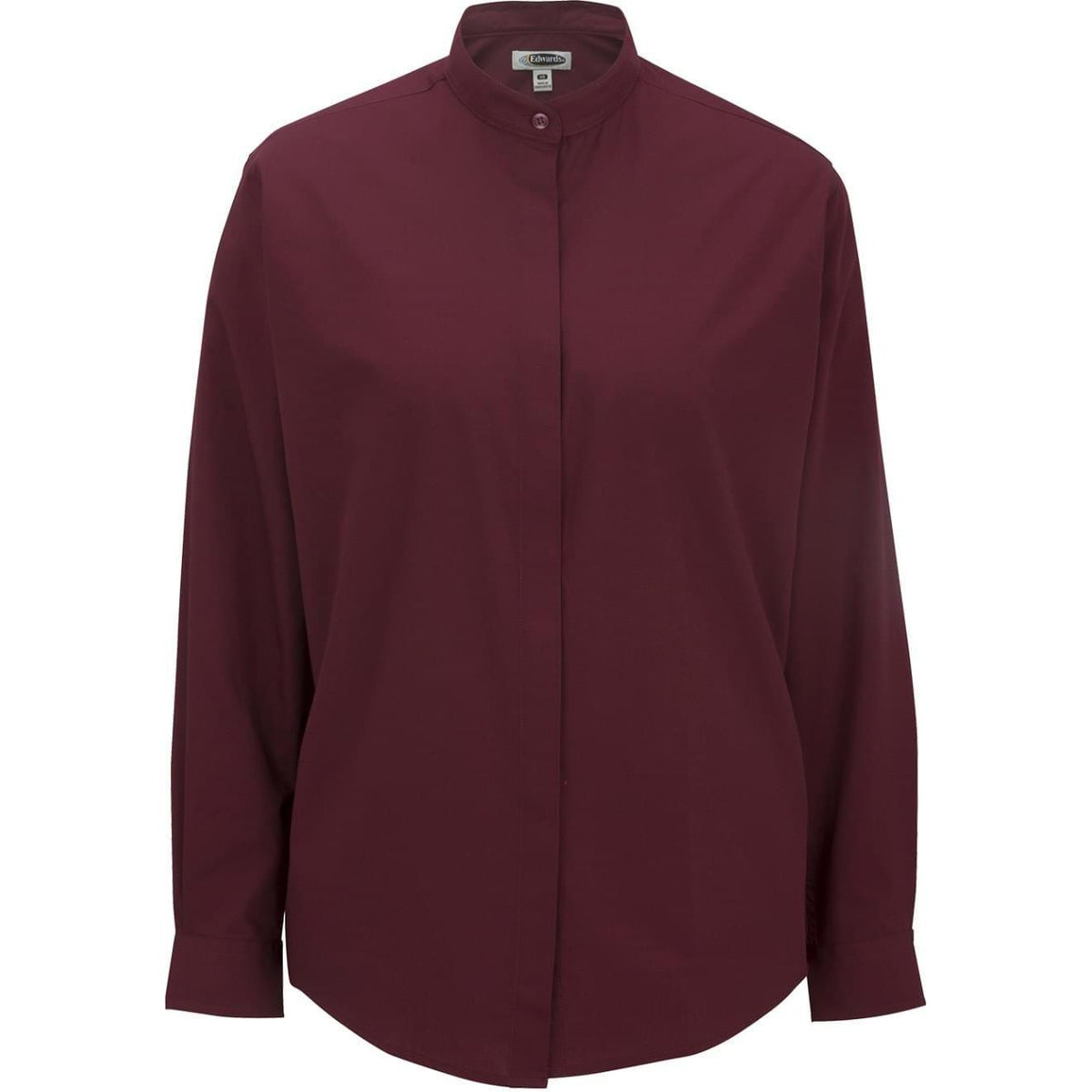 no-logo Edwards Ladies Banded Collar Shirt