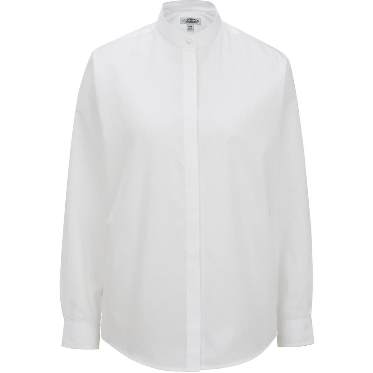 no-logo Edwards Ladies Banded Collar Shirt