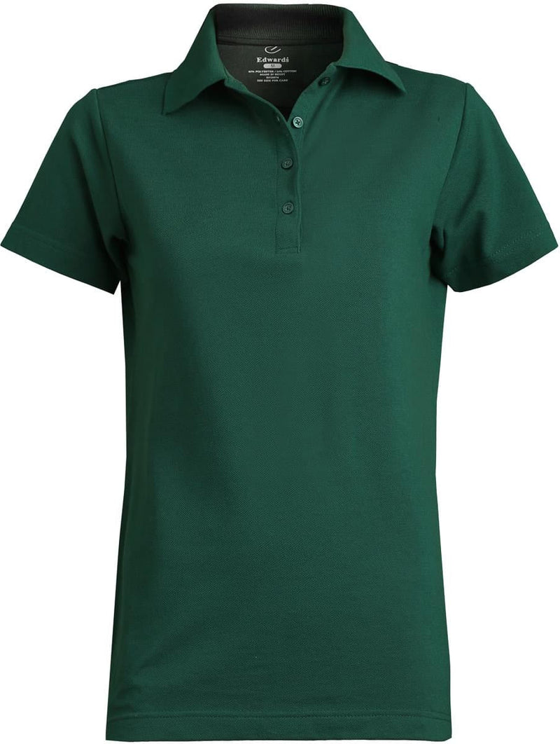 Edwards Ladies Blended Pique Short Sleeve Polo