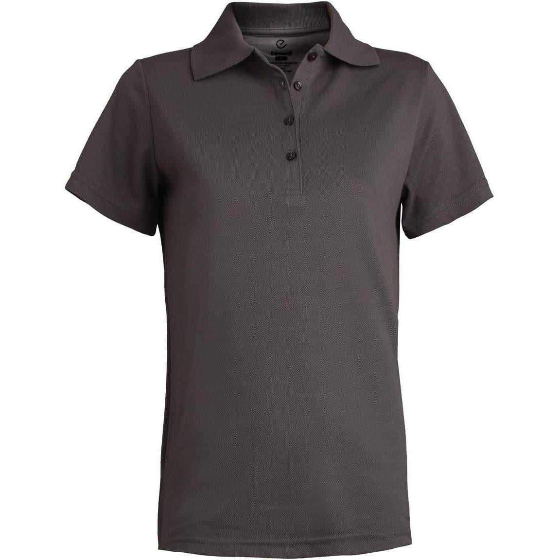 logo-left Edwards Ladies Blended Pique Short Sleeve Polo