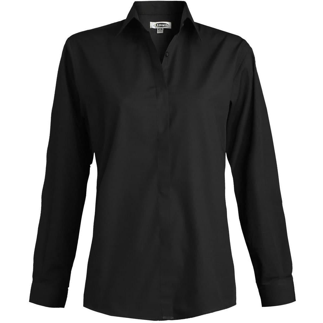 no-logo Edwards Ladies Cafe Shirt Long Sleeve