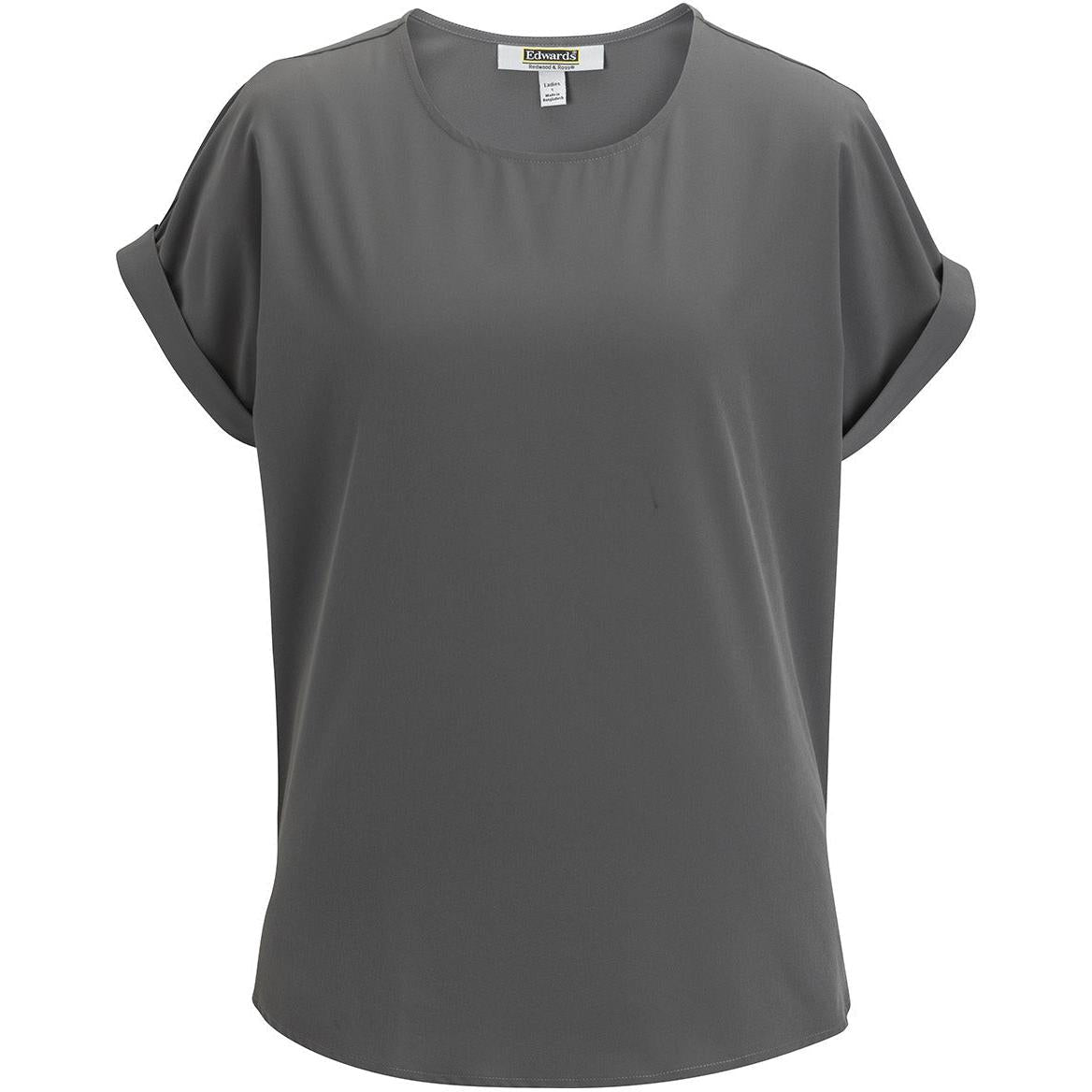 no-logo Edwards Ladies Dolman Short Sleeve Blouse