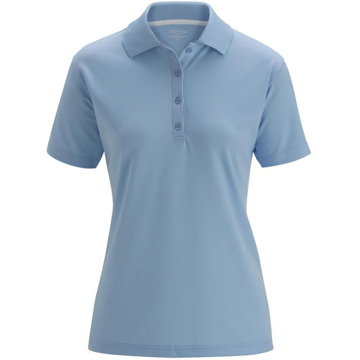 no-logo Edwards Ladies Hi Performance Mesh Short Sleeve Polo