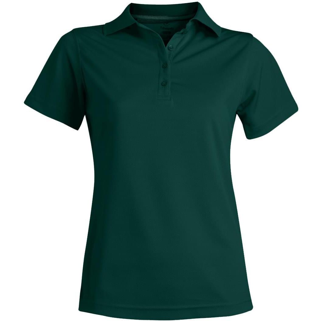 no-logo Edwards Ladies Hi Performance Mesh Short Sleeve Polo