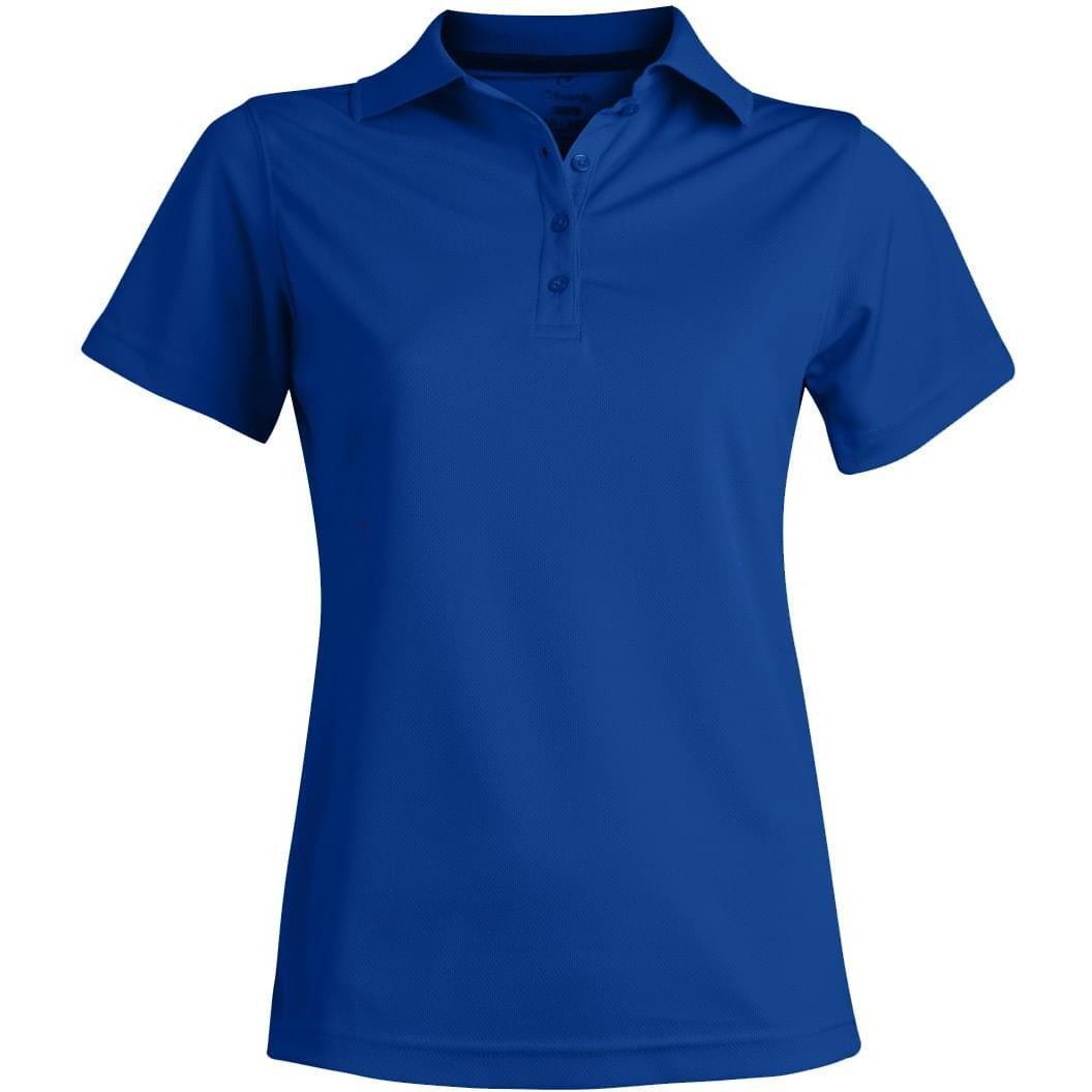 no-logo Edwards Ladies Hi Performance Mesh Short Sleeve Polo