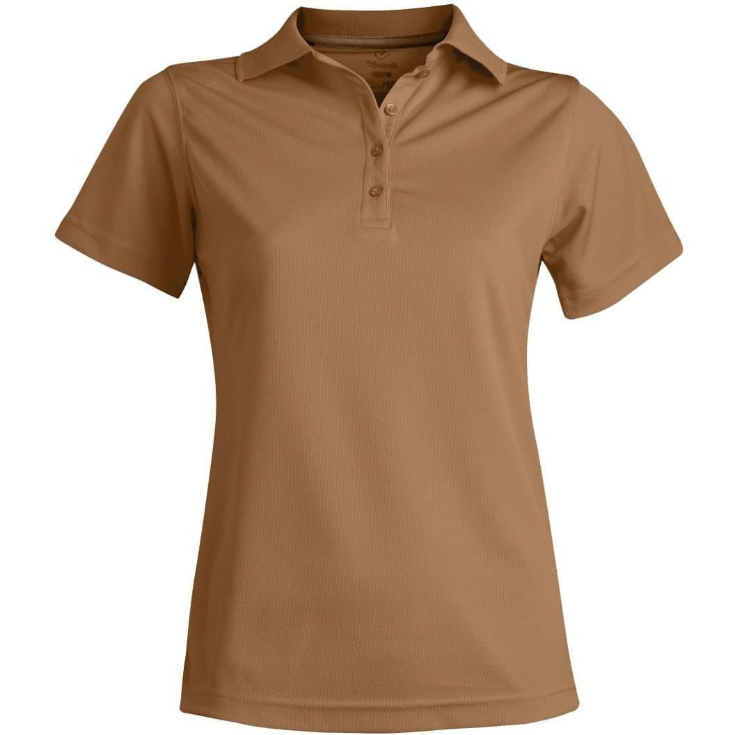 no-logo Edwards Ladies Hi Performance Mesh Short Sleeve Polo
