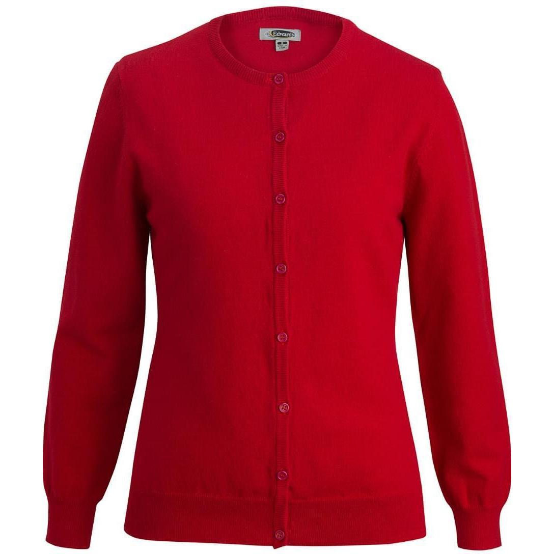 logo-left Edwards Ladies Jewel Neck Cardigan