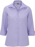 Edwards Ladies Lightweight Open Neck Poplin Blouse