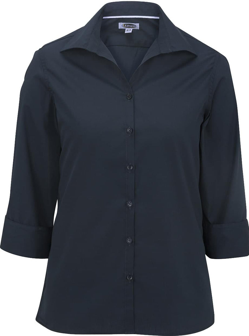 Ladies navy outlet blouse